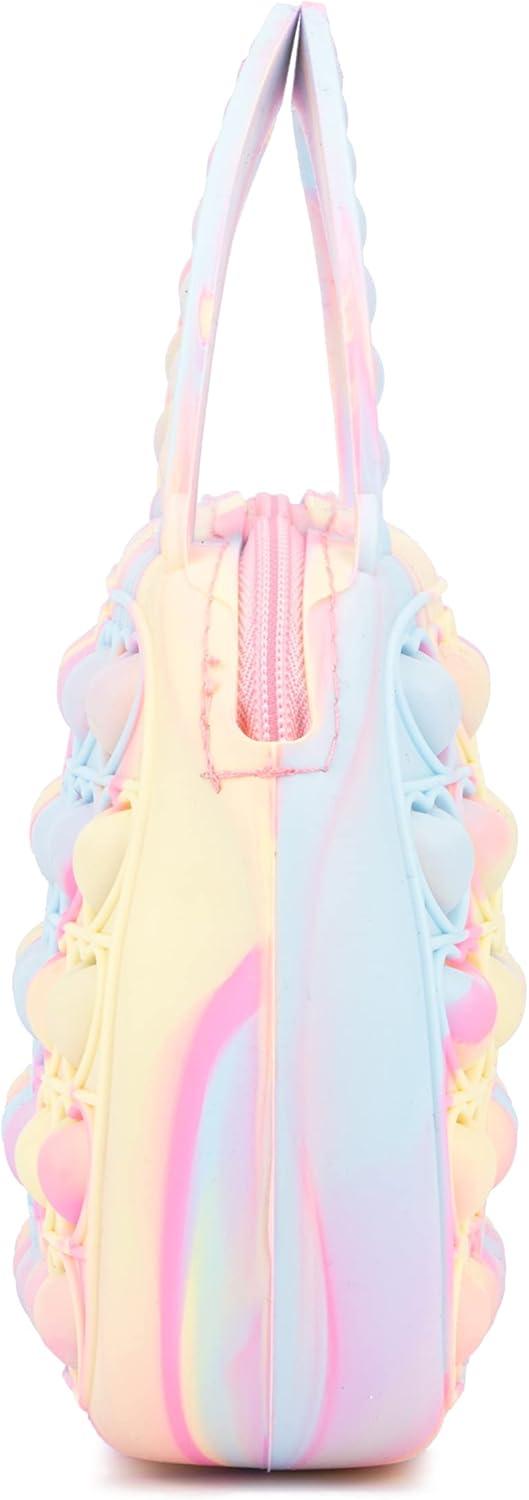 imageOlivia Miller Girl Fashion Mini Rainbow Pop It Fidget Adjustable Crossbody Bag Casual Cute Purse Handbag for Kids ampamp Toddlers