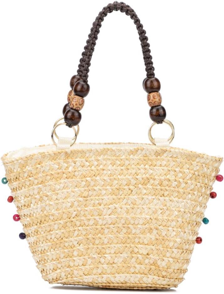 imageOlivia Miller Girls Fashion Amara Natural Beige Mini Straw Jute Summer Starfish Shoulder Bag Casual Cute Purse Handbag for Kids ampamp Toddlers