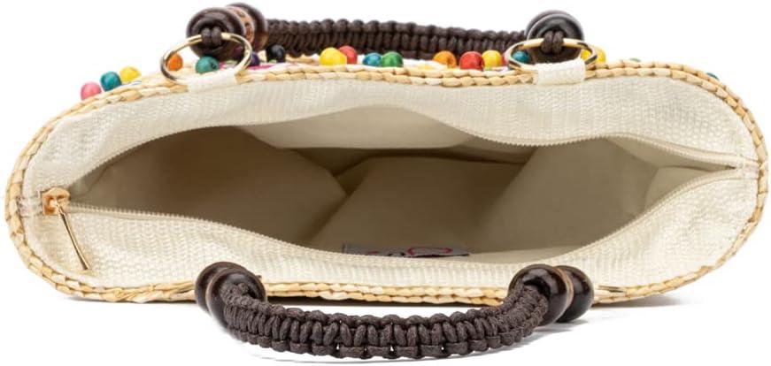imageOlivia Miller Girls Fashion Amara Natural Beige Mini Straw Jute Summer Starfish Shoulder Bag Casual Cute Purse Handbag for Kids ampamp Toddlers