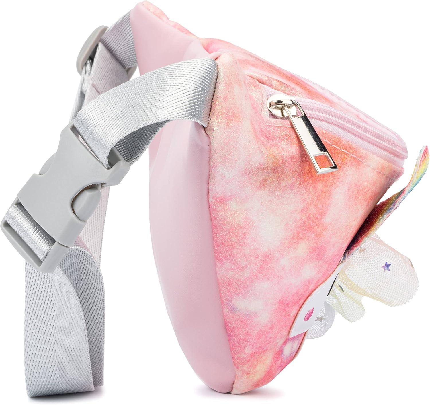 imageOlivia Miller Girls Fashion Casie Pink Mini Pastel Unicorn Fanny Pack Casual Cute Purse Handbag for Kids ampamp Toddlers