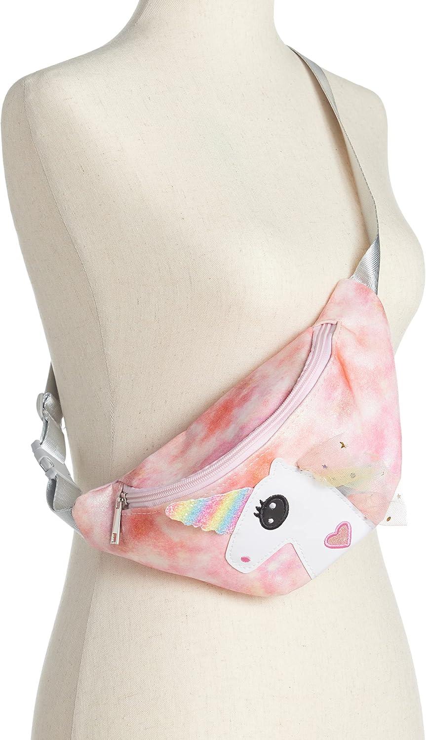 imageOlivia Miller Girls Fashion Casie Pink Mini Pastel Unicorn Fanny Pack Casual Cute Purse Handbag for Kids ampamp Toddlers