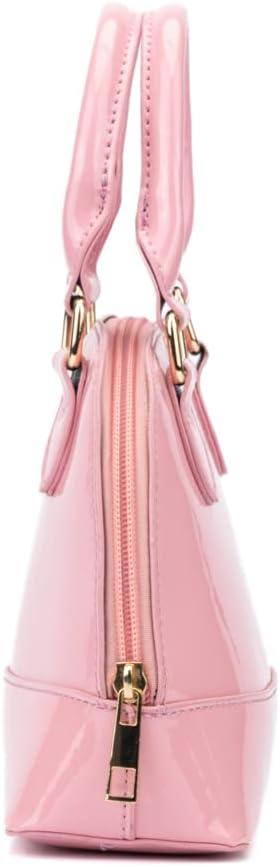 imageOlivia Miller Girls Fashion Lorena Pink Mini Patent Faux Leather Crossbody Bag Casual Adjustable Shoulder Strap Cute Purse Handbag for Kids ampamp Toddlers