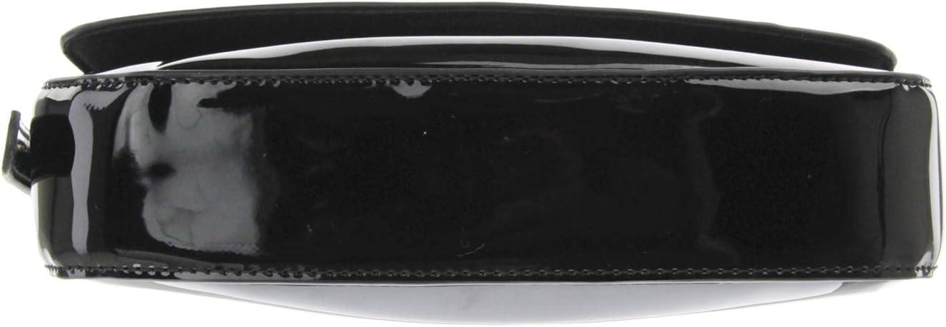 imageOlivia Miller Women Leila Faux Patent Leather Shoulder Bag w Adjustable Strap Casual 90s Y2K Retro Evening Purse Handbag