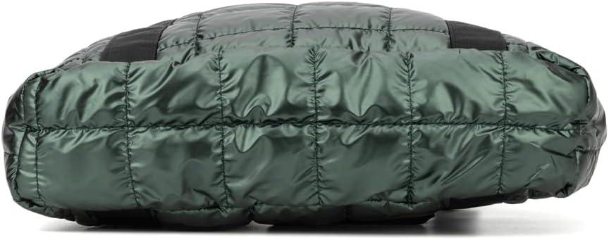 imageOlivia Miller Womens Fashion Sutton Quilted Padded Tote Bag Medium Weekender Casual Purse HandbagGreen