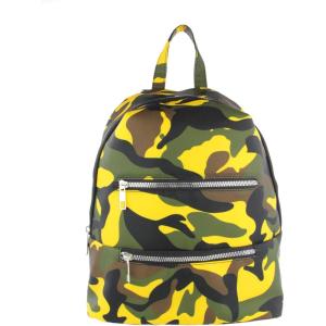 Olivia Miller Women’s Camouflage Camo Print Small Zipper Backpack Trendy Fashion