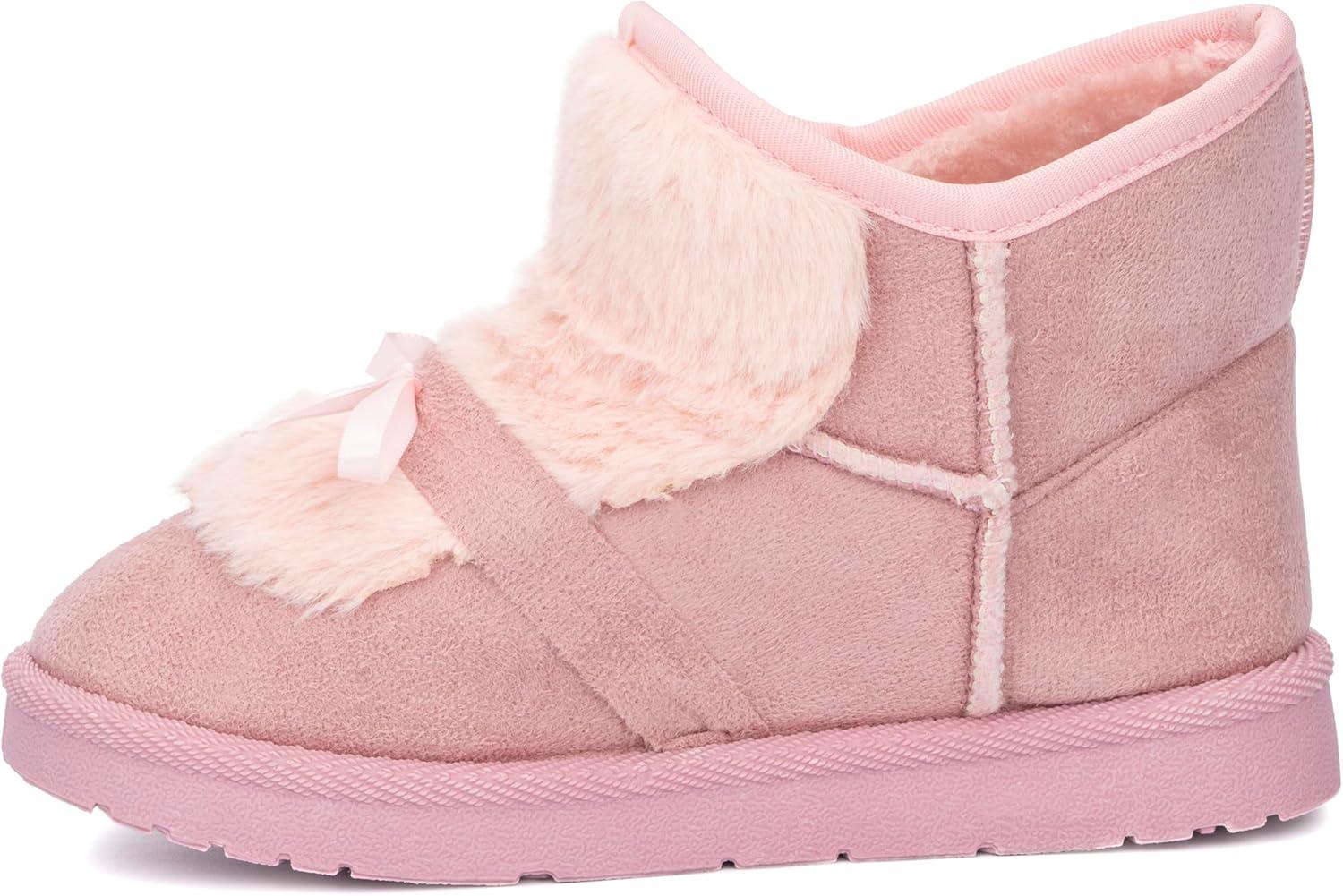 imageOlivia Miller Girls Cozy Darling Cozy Plain Boots Textile Outsole