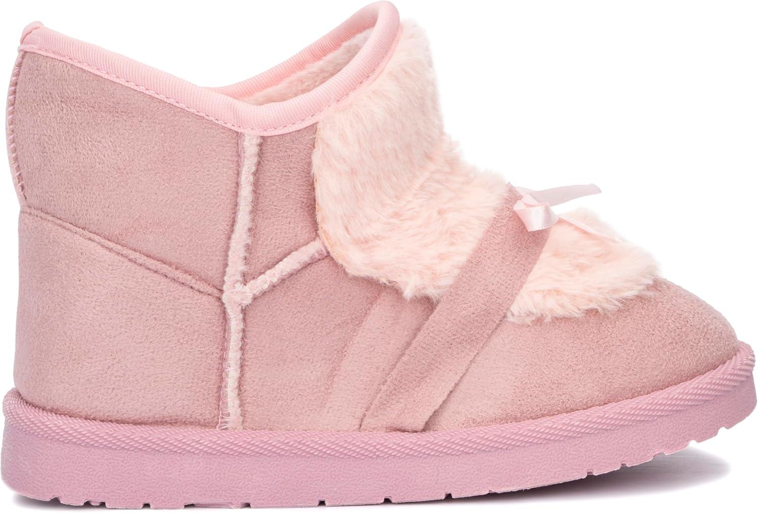 imageOlivia Miller Girls Cozy Darling Cozy Plain Boots Textile Outsole