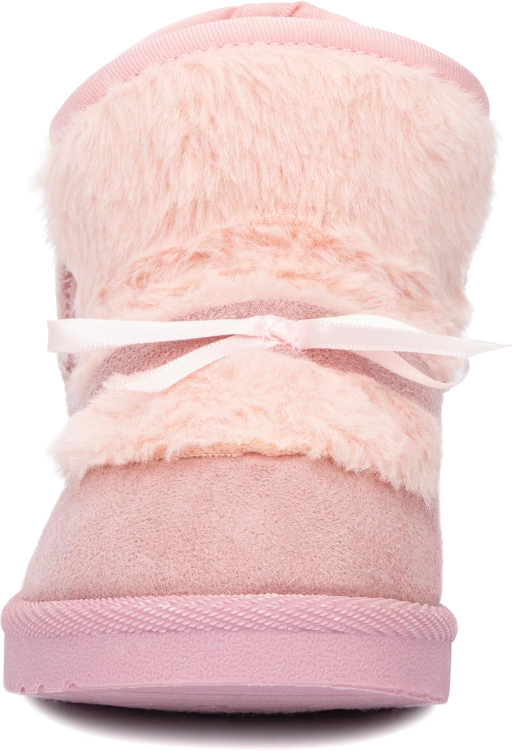 imageOlivia Miller Girls Cozy Darling Cozy Plain Boots Textile Outsole