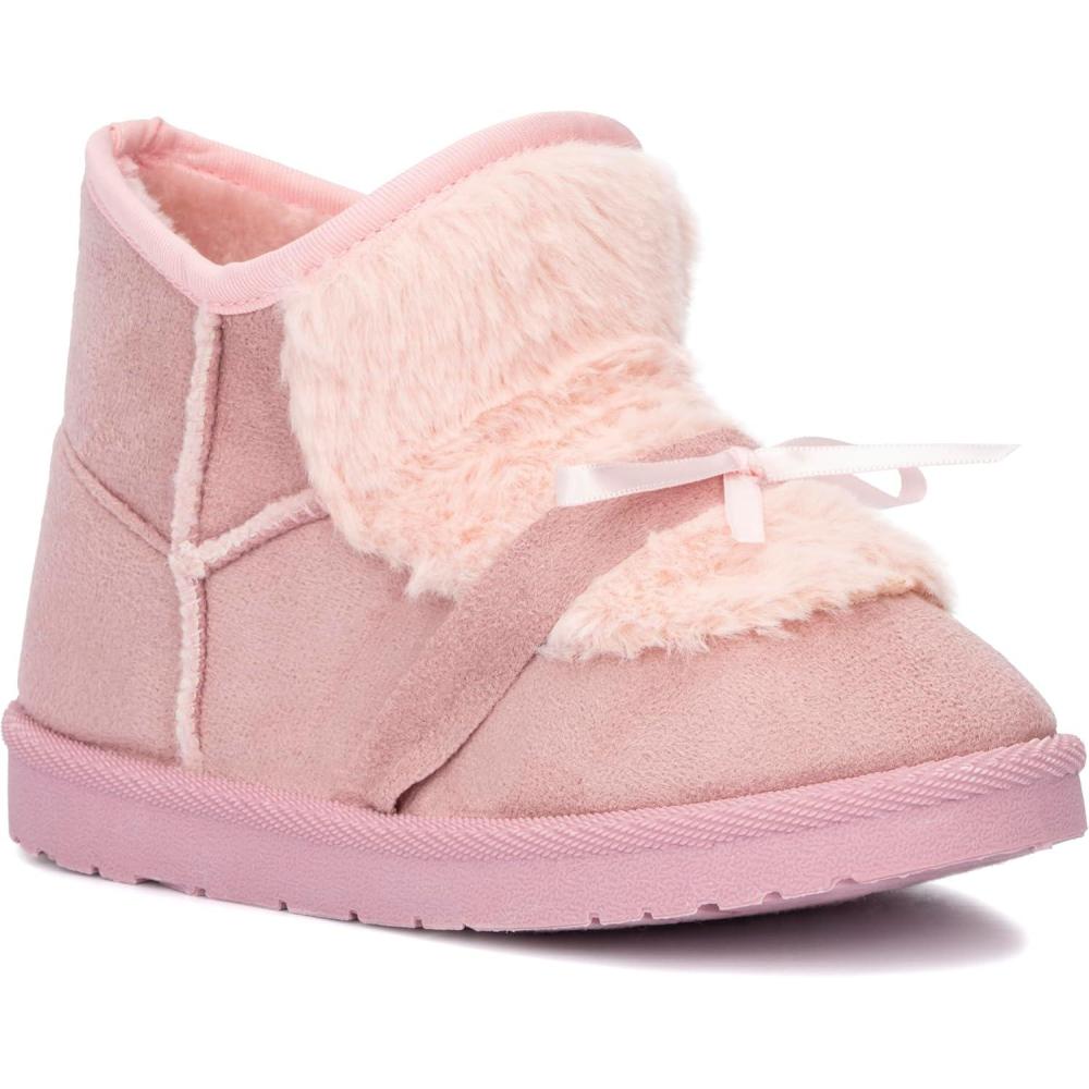 imageOlivia Miller Girls Cozy Darling Cozy Plain Boots Textile Outsole