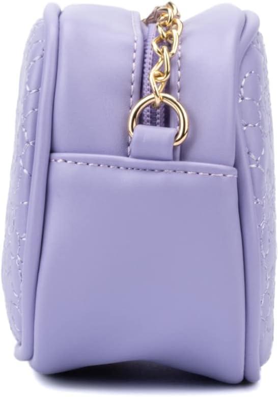 imageOlivia Miller Girls Fashion Giorgia Lavender Mini Flower Embroidered Crossbody Bag Casual Adjustable Shoulder Strap Cute Purse Handbag for Kids ampamp Toddlers