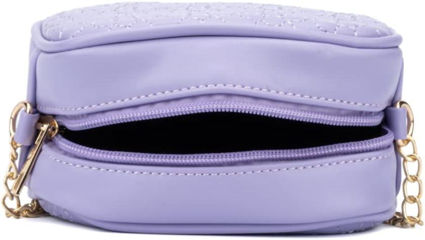 imageOlivia Miller Girls Fashion Giorgia Lavender Mini Flower Embroidered Crossbody Bag Casual Adjustable Shoulder Strap Cute Purse Handbag for Kids ampamp Toddlers