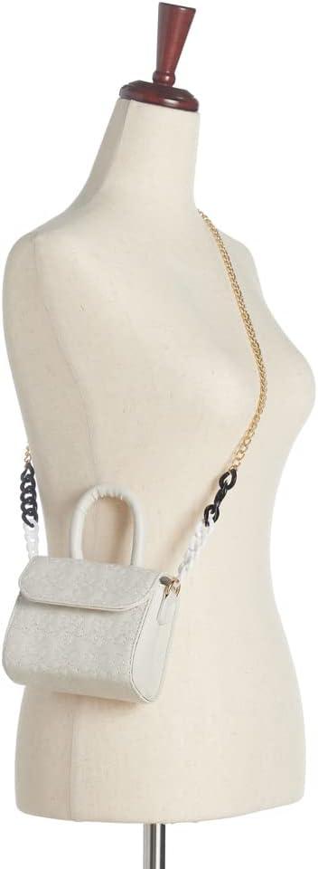 imageOlivia Miller Girls Fashion Graciela Mini Flower Embroidered w Chunky Chain Crossbody Bag Purse Handbag for Kids ampamp Toddlers
