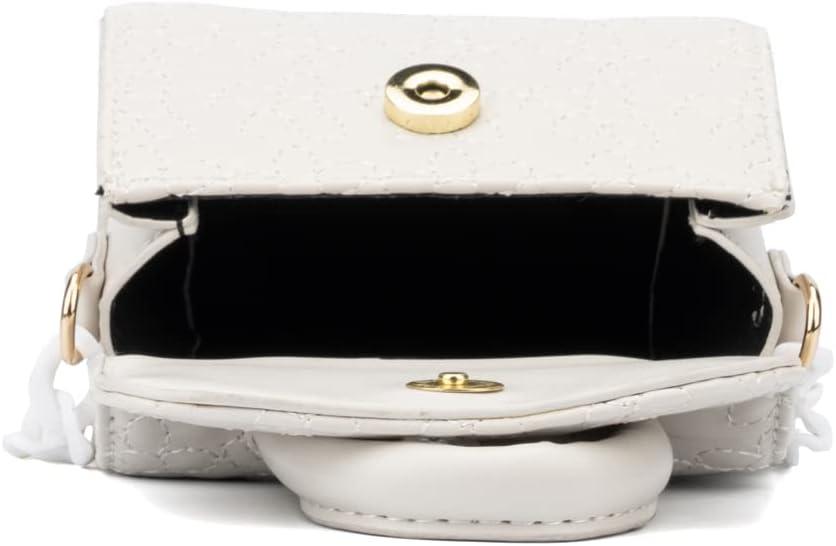 imageOlivia Miller Girls Fashion Graciela Mini Flower Embroidered w Chunky Chain Crossbody Bag Purse Handbag for Kids ampamp Toddlers