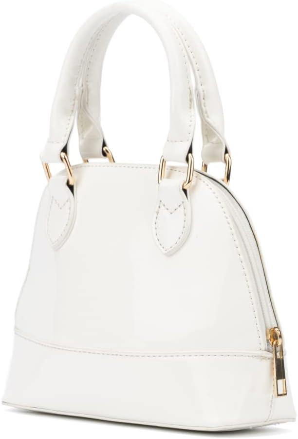 imageOlivia Miller Girls Fashion Lorena White Mini Patent Faux Leather Crossbody Bag Casual Adjustable Shoulder Strap Cute Purse Handbag for Kids ampamp Toddlers