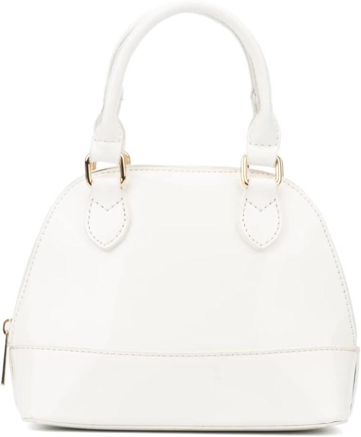 imageOlivia Miller Girls Fashion Lorena White Mini Patent Faux Leather Crossbody Bag Casual Adjustable Shoulder Strap Cute Purse Handbag for Kids ampamp Toddlers