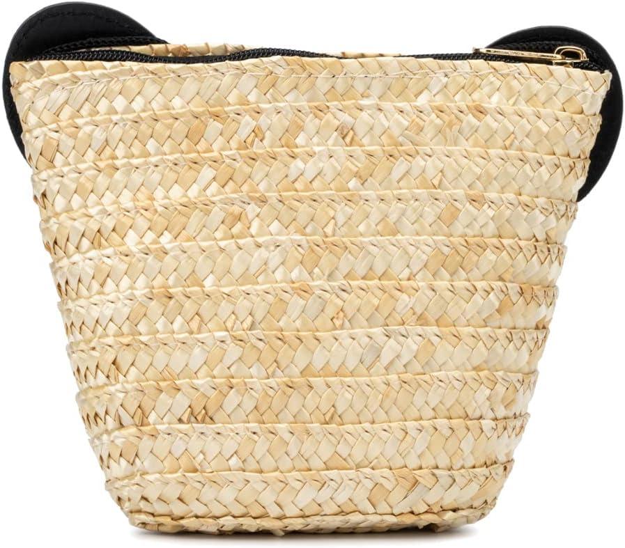 imageOlivia Miller Girls Fashion Michaela Natural Beige Mini Straw Jute Mouse Crossbody Bag Casual Shoulder Strap Cute Purse Handbag for Kids ampamp Toddlers