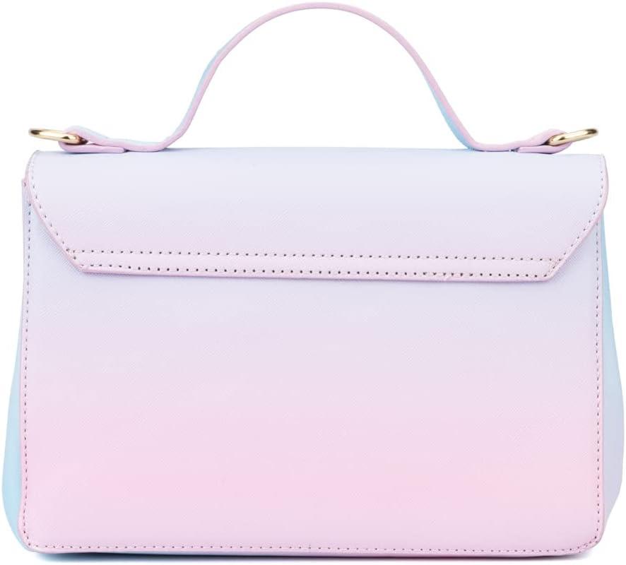 imageOlivia Miller Women Fashion Cassia Faux PU Leather w Gold Butterflies Crossbody Satchel Bag Casual Trendy Purse Handbag
