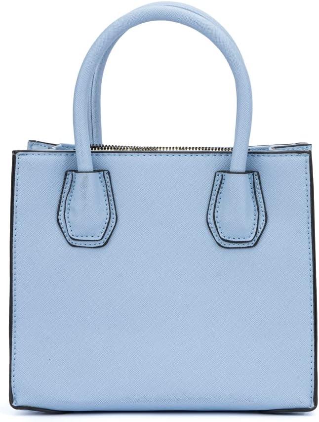 imageOlivia Miller Womens Fashion Ezra Mini Faux PU Leather Crossbody Tote Satchel Bag Everyday Small Casual Work Purse Handbag