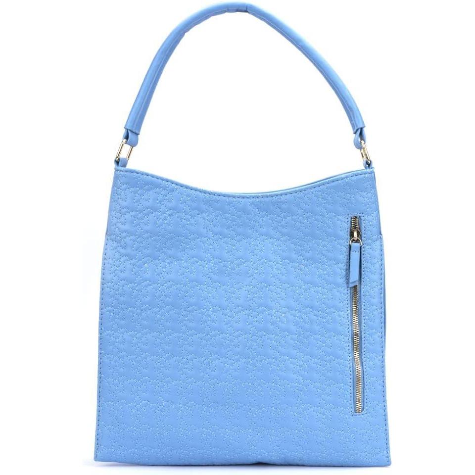 imageOlivia Miller Womens Fashion August Flower Embroidered PU Leather w Pouch Crossbody Tote Satchel Bag Medium Purse Handbag