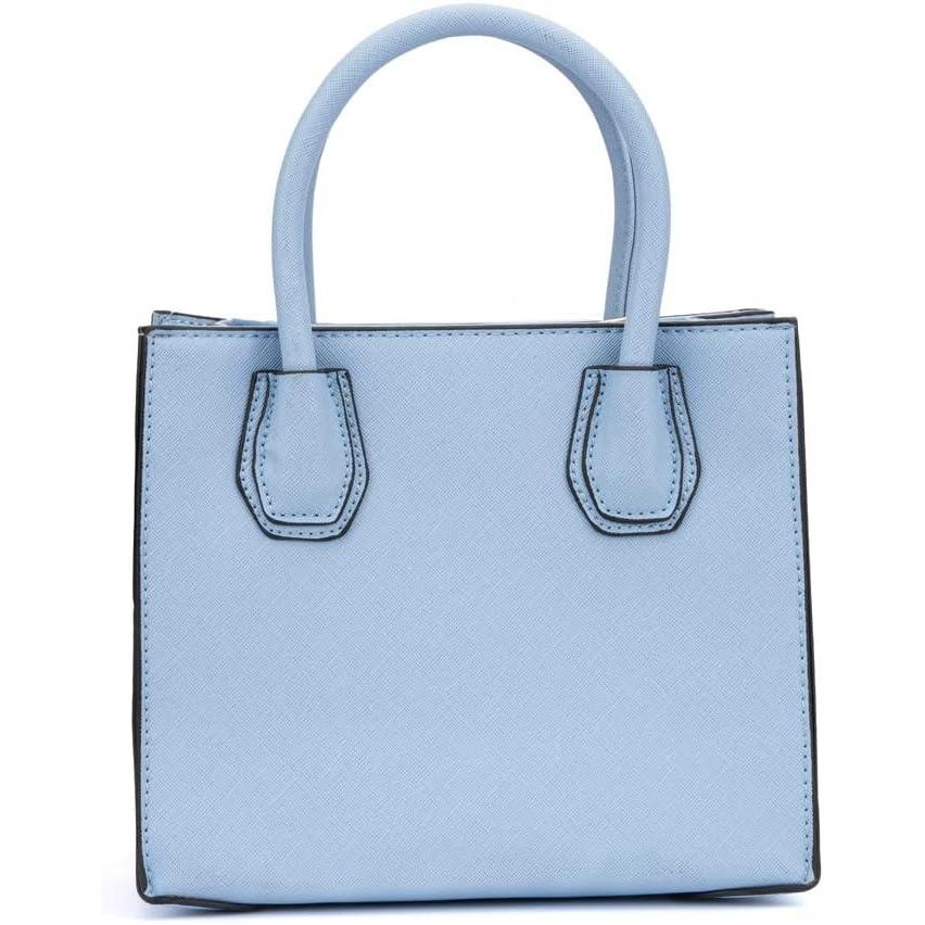 imageOlivia Miller Womens Fashion Ezra Mini Faux PU Leather Crossbody Tote Satchel Bag Everyday Small Casual Work Purse Handbag