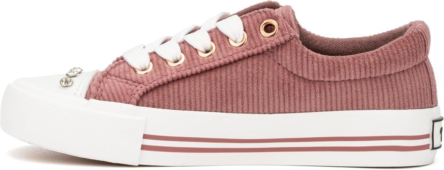 imageOlivia Miller Girls Adventure Kick Low Top Plain Sneakers Textile Outsole