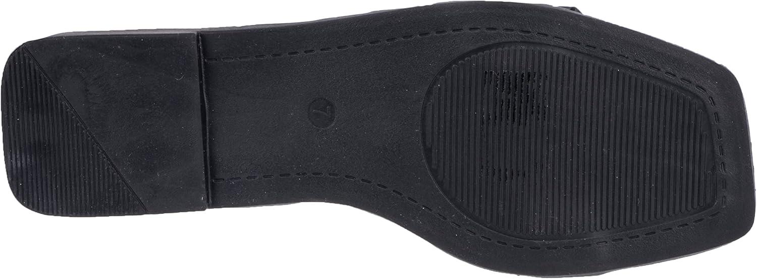 imageOlivia Miller Womens Isadora Slide Square Sandals Thermoplastic Rubber OutsoleBlack