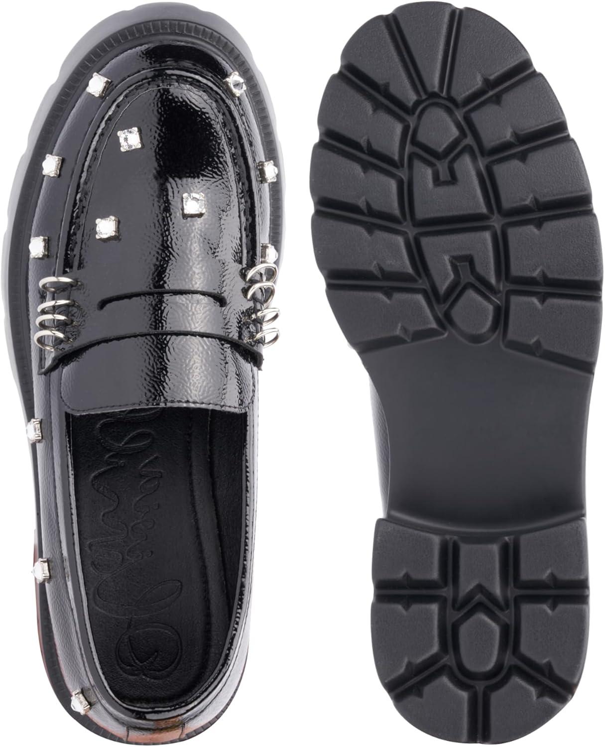 imageOlivia Miller Womens Luscious Loafer Round Casual Shoe Polyurethane OutsoleBlack