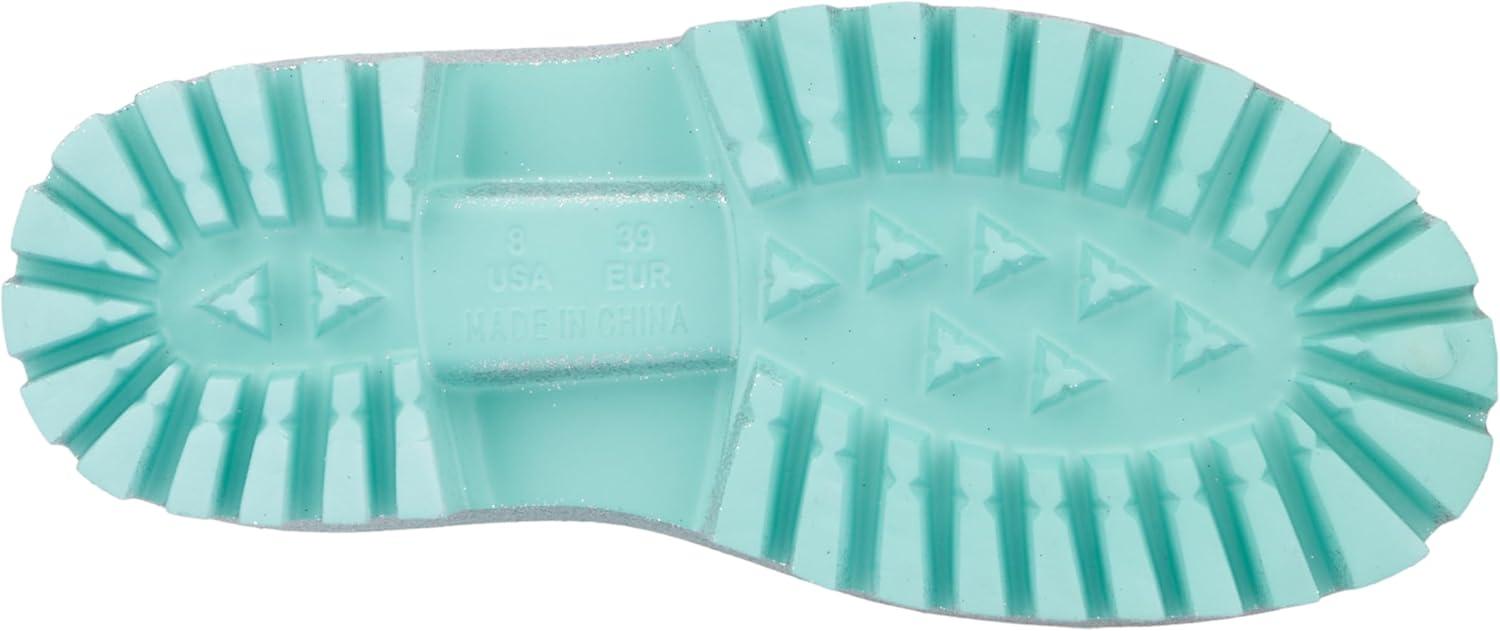imageOlivia Miller Womens Sparkles Slide Round Sandals Ethyl Vinyl Acetate OutsoleTurquoise