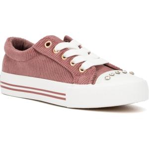 Olivia Miller Girls Adventure Kick Low Top, Plain Sneakers, Textile Outsole