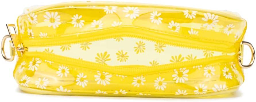 imageOlivia Miller Girls Fashion Larisa Yellow Mini Clear Daisy Flowers Crossbody Bag Casual Adjustable Shoulder Strap Cute Purse Handbag for Kids amp Toddlers