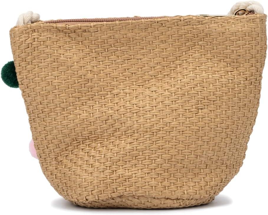 imageOlivia Miller Girls Fashion Zuri Natural Beige Mini Straw Jute Crossbody Bag Casual Shoulder Strap Cute Purse Handbag for Kids amp Toddlers