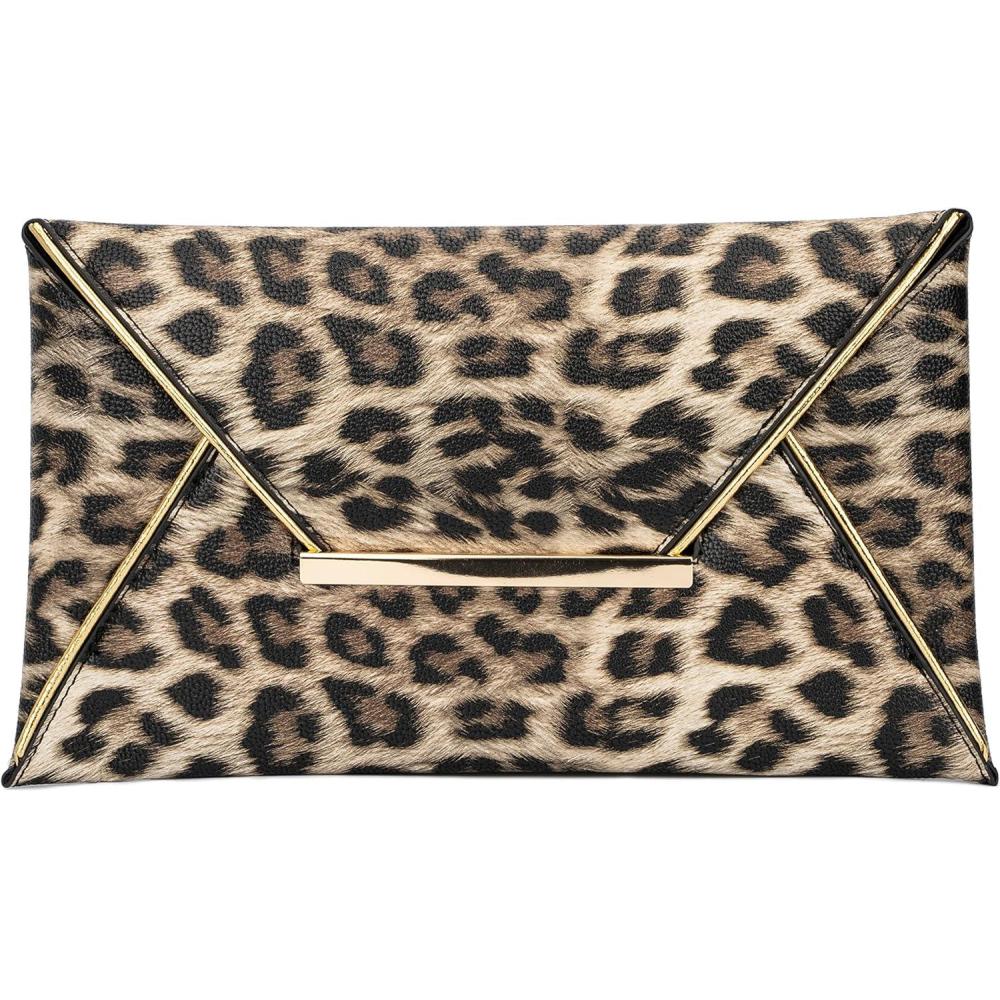 imageOlivia Miller Womens Fashion Rae Rhinestone Envelope Clutch Crystal Shimmery Evening Handbag Wedding Prom Party Pouch Bag