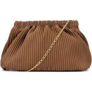 Olivia Miller Women’s Fashion Freya Pleaded Scrunched Evening Bag Formal Crossbody Handbag Wedding Prom Party Clutch