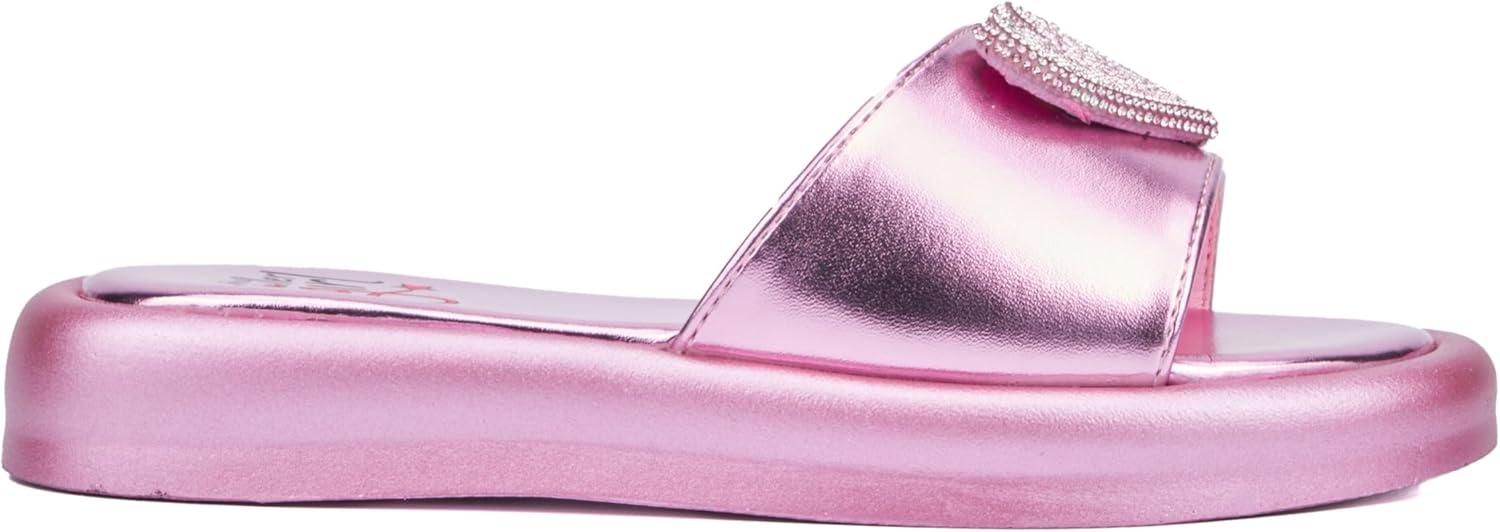 imageOlivia Miller Girls Amor Platform Round Sandals Rubber Outsole