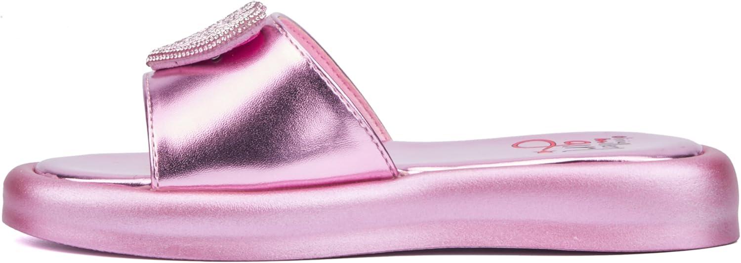 imageOlivia Miller Girls Amor Platform Round Sandals Rubber Outsole