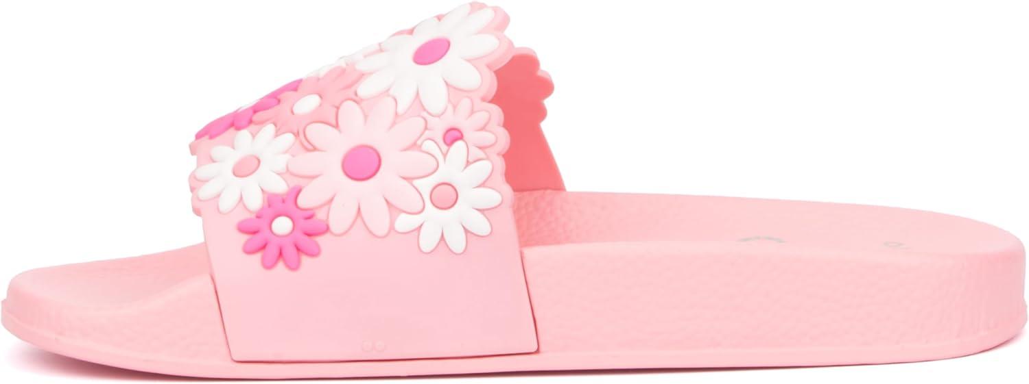 imageOlivia Miller Girls Cool Gurl Slide ROUND Slippers Polyvinyl Chloride Outsole