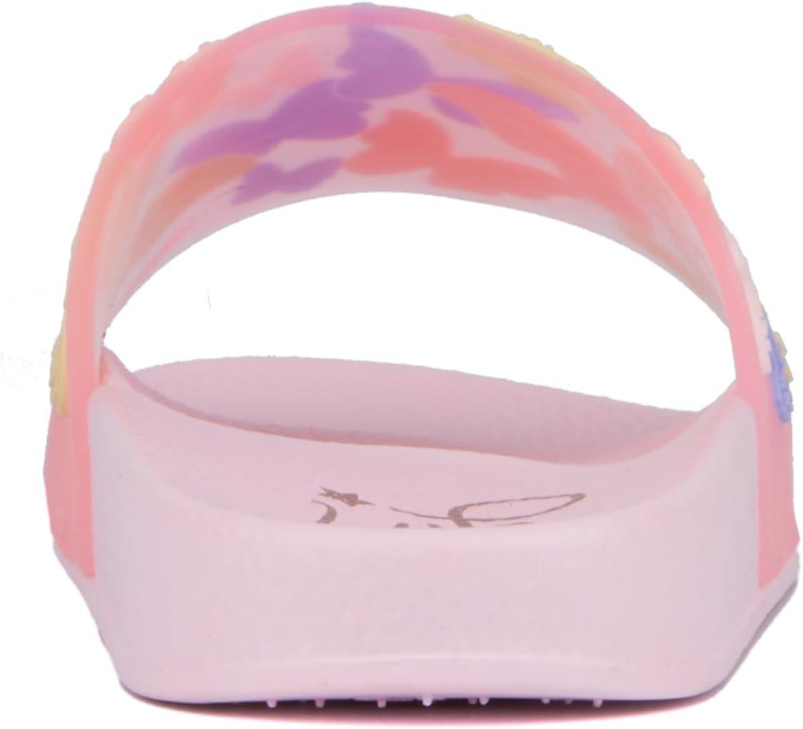 imageOlivia Miller Girls Cool Gurl Slide Round Sandals Polyvinyl Chloride Outsole