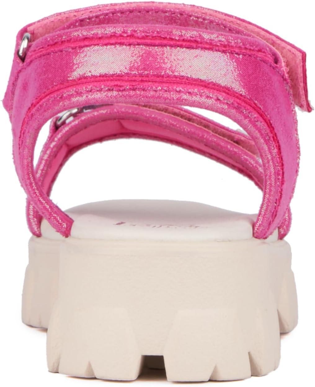 imageOlivia Miller Girls Hoorayyy Platform Round Sandals Rubber Outsole