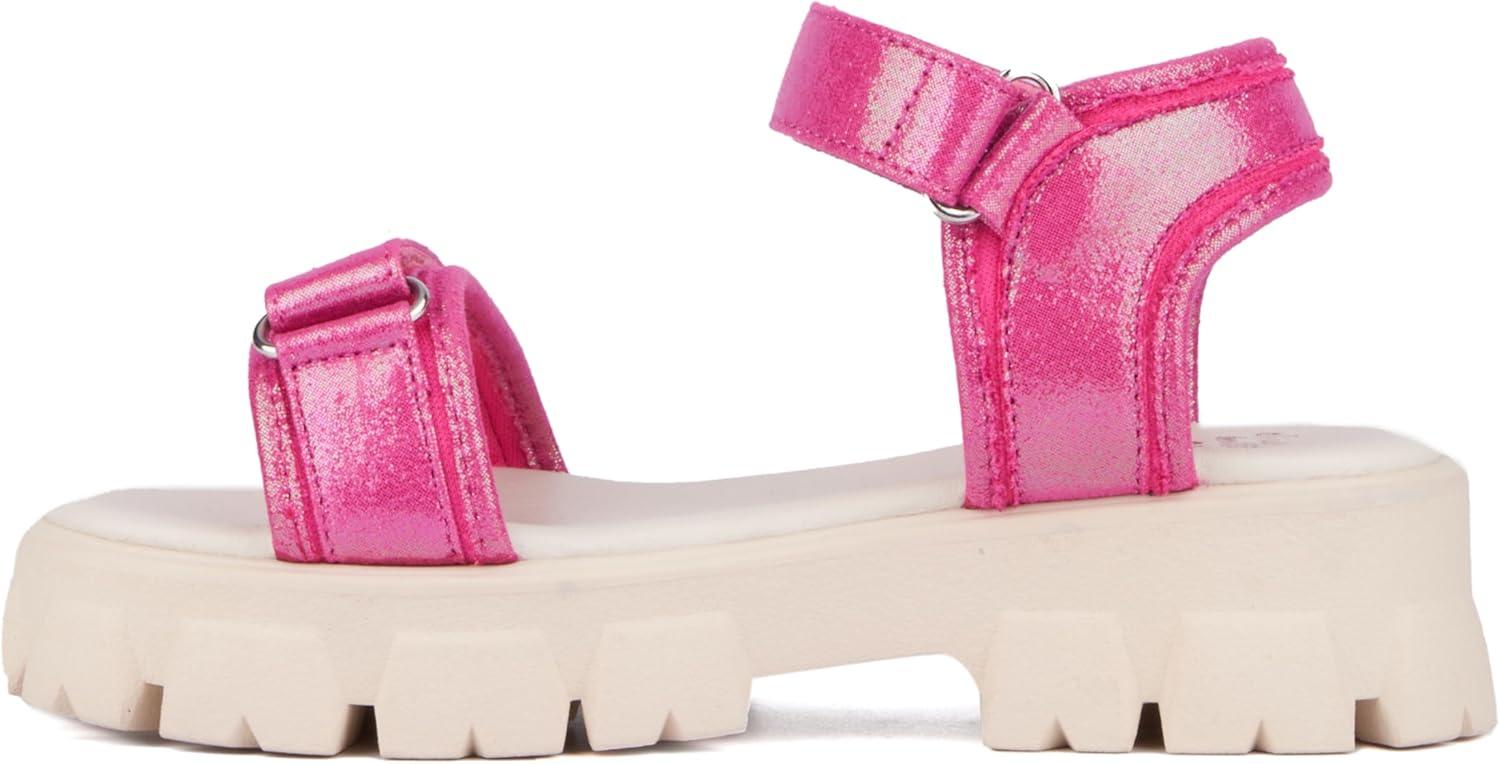 imageOlivia Miller Girls Hoorayyy Platform Round Sandals Rubber Outsole