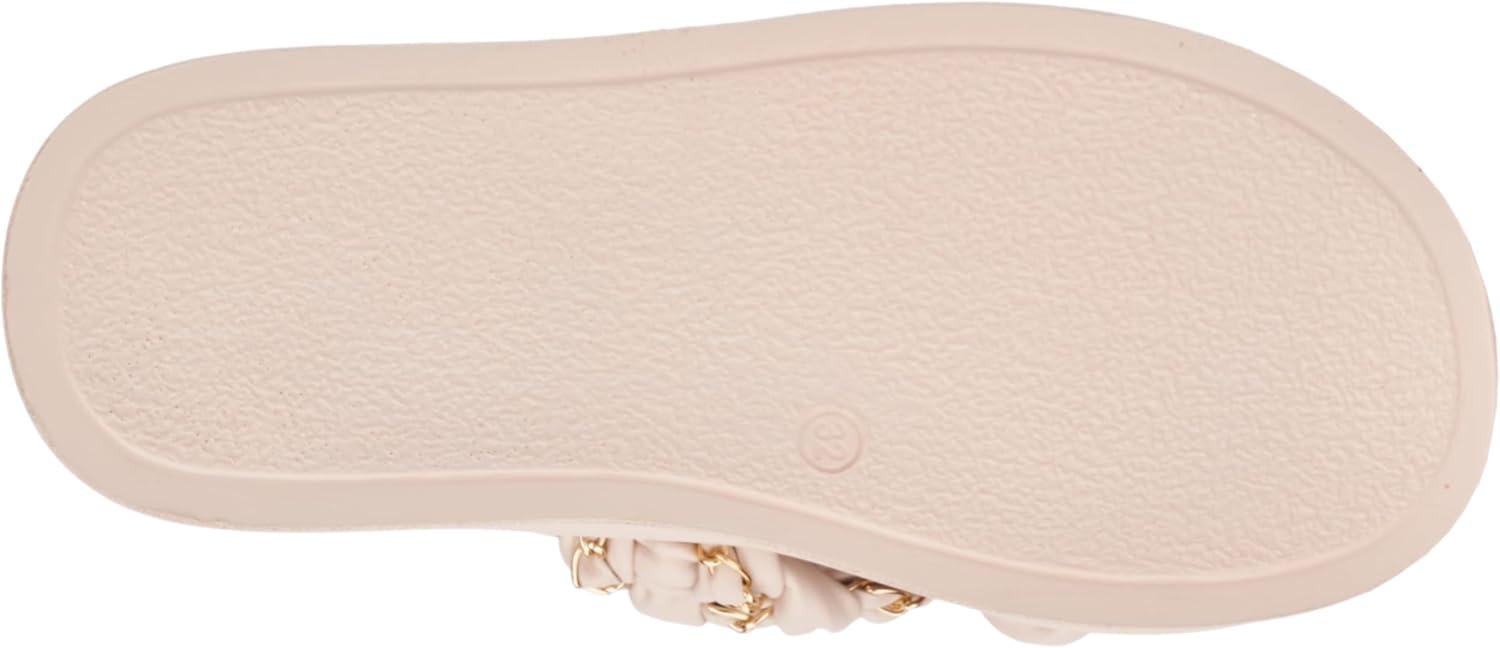 imageOlivia Miller Girls Lol Slide Round Sandals Rubber Outsole