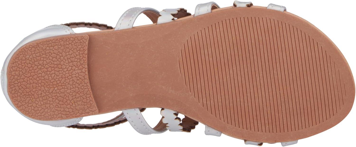 imageOlivia Miller Girls Love Gladiator Round Sandals Rubber Outsole