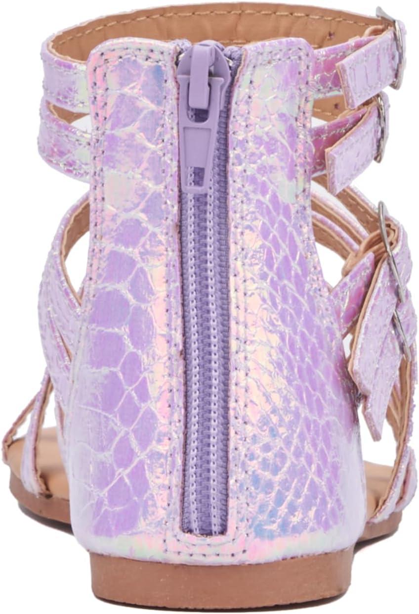 imageOlivia Miller Girls Lucky Ankle Strap Round Sandals Rubber Outsole