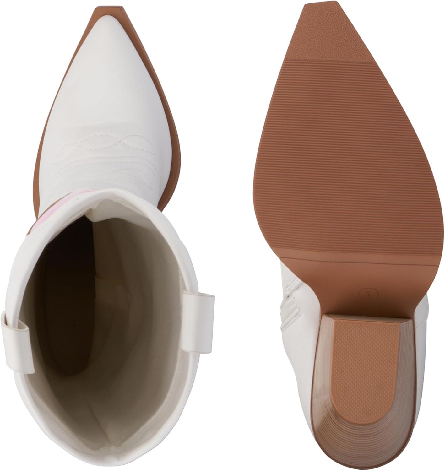 imageOlivia Miller Womens Blushing Beauty Western POINTED Boots Rubber Outsole
