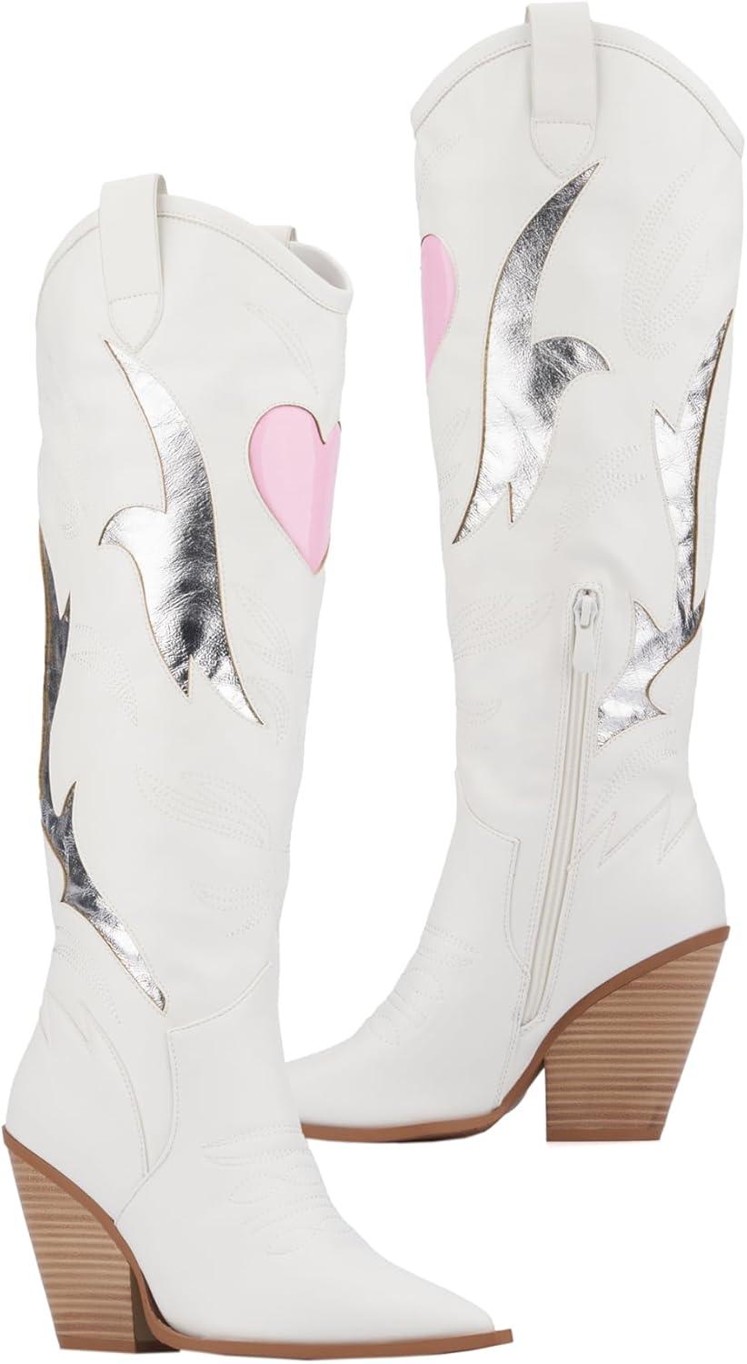 imageOlivia Miller Womens Blushing Beauty Western POINTED Boots Rubber Outsole