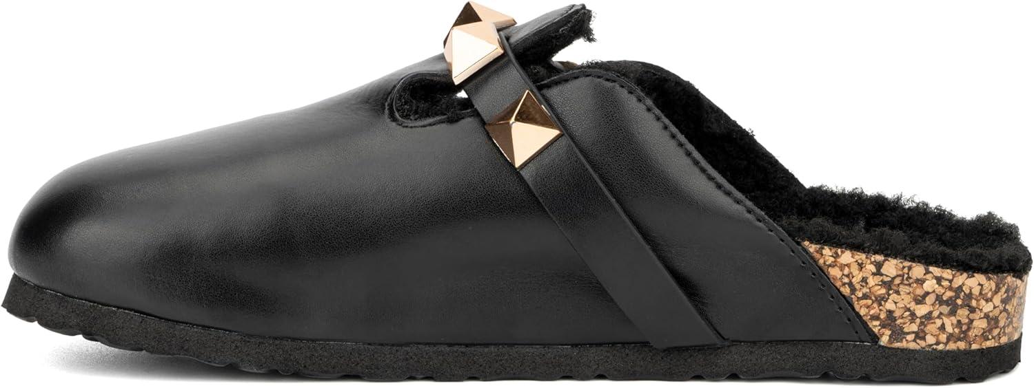 imageOlivia Miller Womens Romina Mule Round Sandals Polyvinyl Chloride Outsole