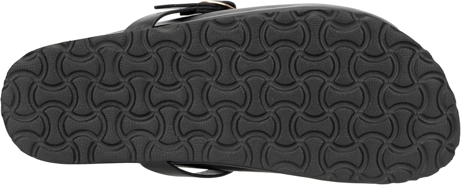imageOlivia Miller Womens Romina Mule Round Sandals Polyvinyl Chloride Outsole