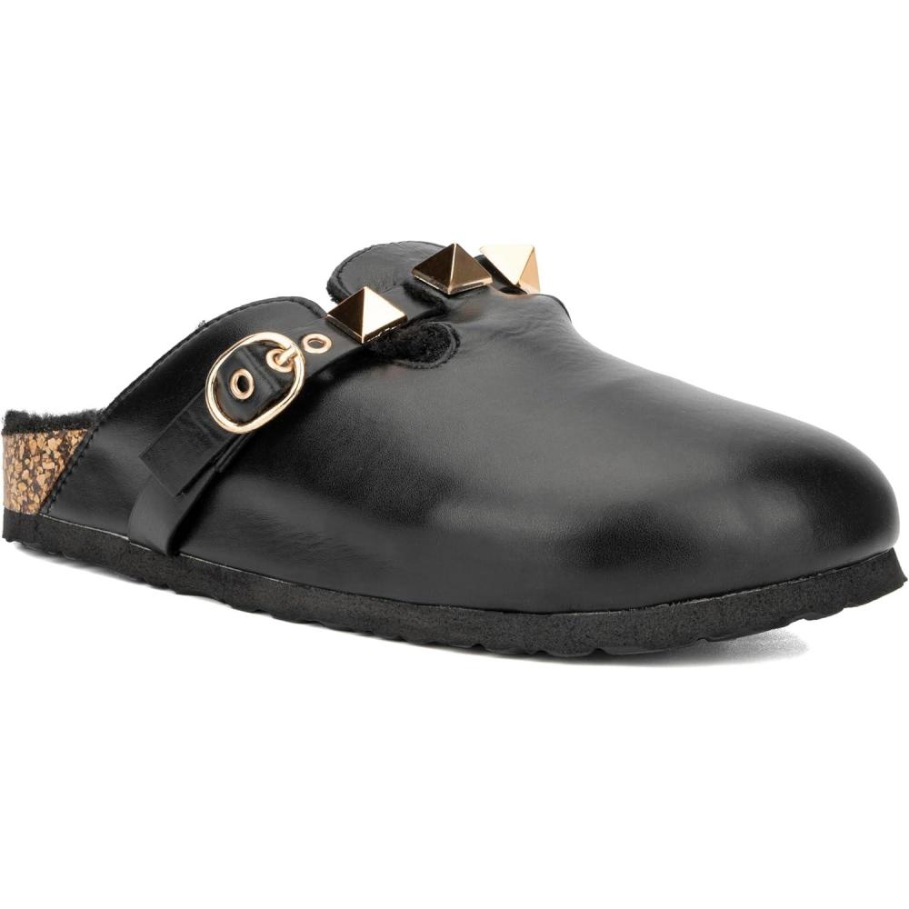 imageOlivia Miller Womens Romina Mule Round Sandals Polyvinyl Chloride Outsole