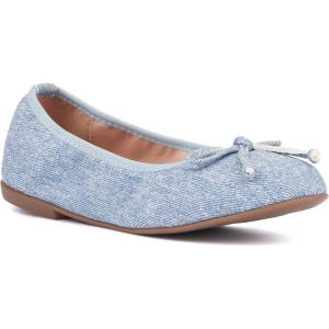 Olivia Miller Girls Princess Ballet, Round Flats, Rubber Outsole
