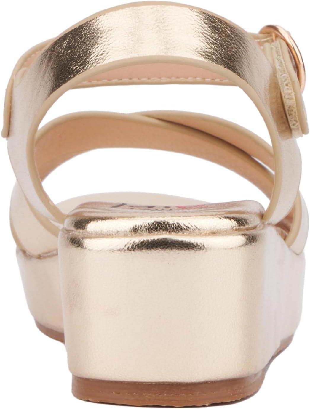 imageOlivia Miller Girls Sweetie Wedge Round Heels Rubber Outsole