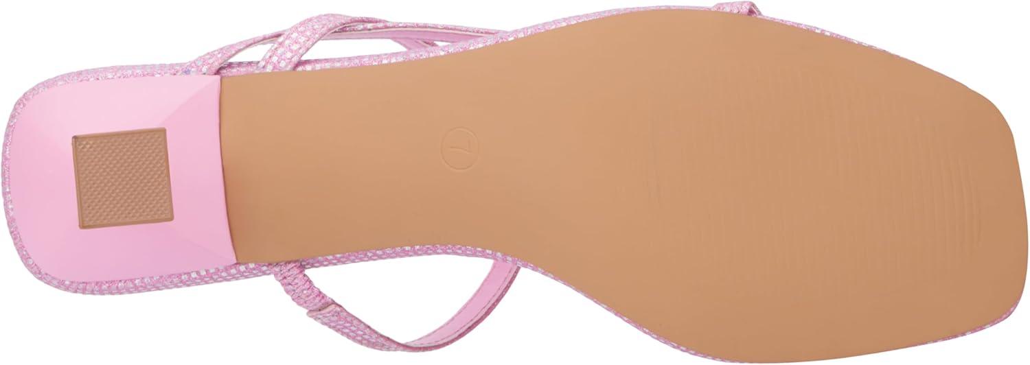 imageOlivia Miller Womens Angelic LowMid Square Heels Rubber OutsolePink